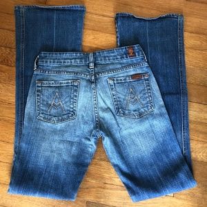 7 For All Mankind studded "A Pocket" jean, size 26